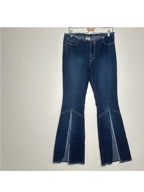 Vintage Y2K Gasoline Flare Jeans Dark Wash Size 13